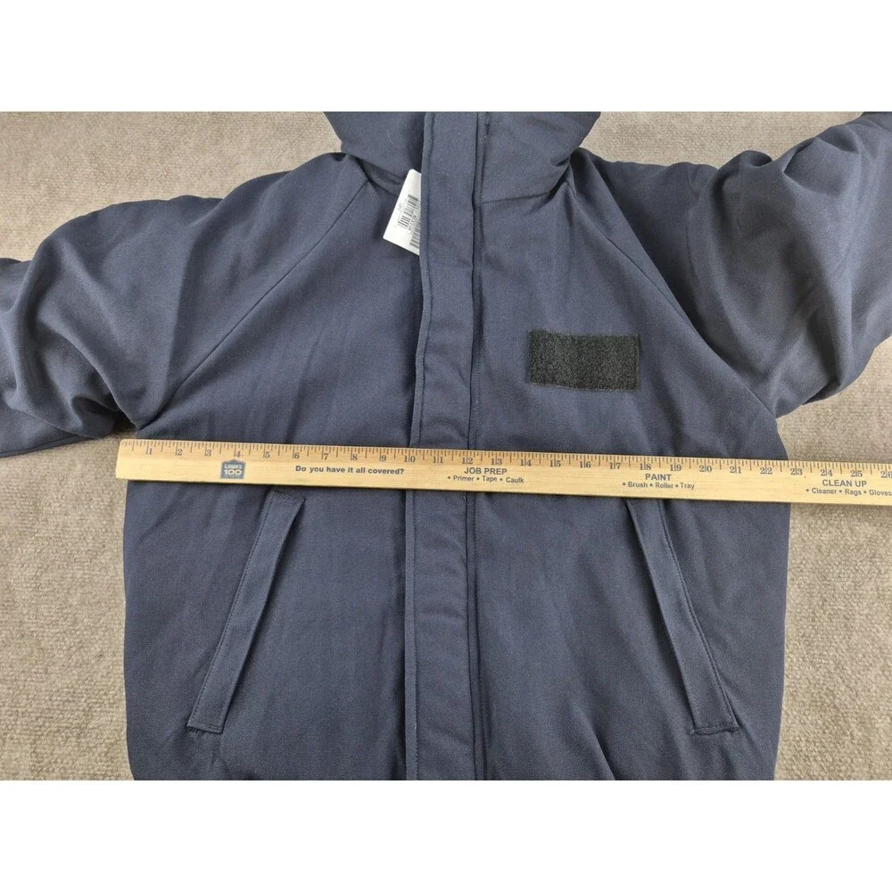 Vtg Valley Apparel US Navy Shipboard Jacket Men Sz Medium Navy FR Cold Weather